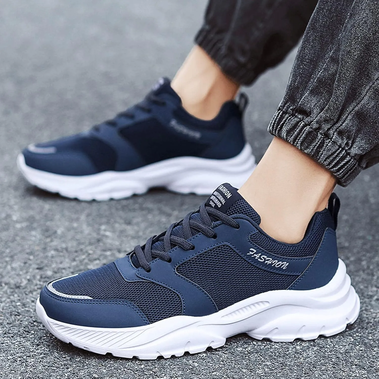 Arch Support Non Slip Minimalist Shoes for Men Hiking Footwear Barefoot Shoe Men's Lightweight Cushion Sneakers