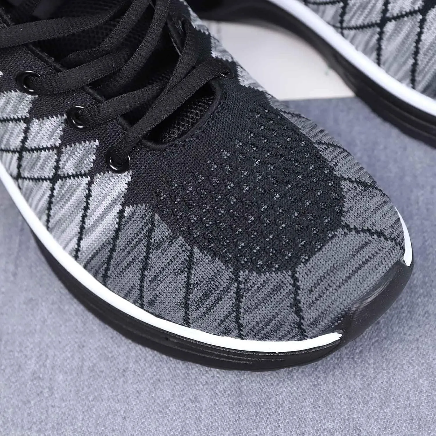 Arch Support Sports Shoes for Men Lightweight Breathable Slip on Running Shoe Men's Sport Breathable Mesh Shoes