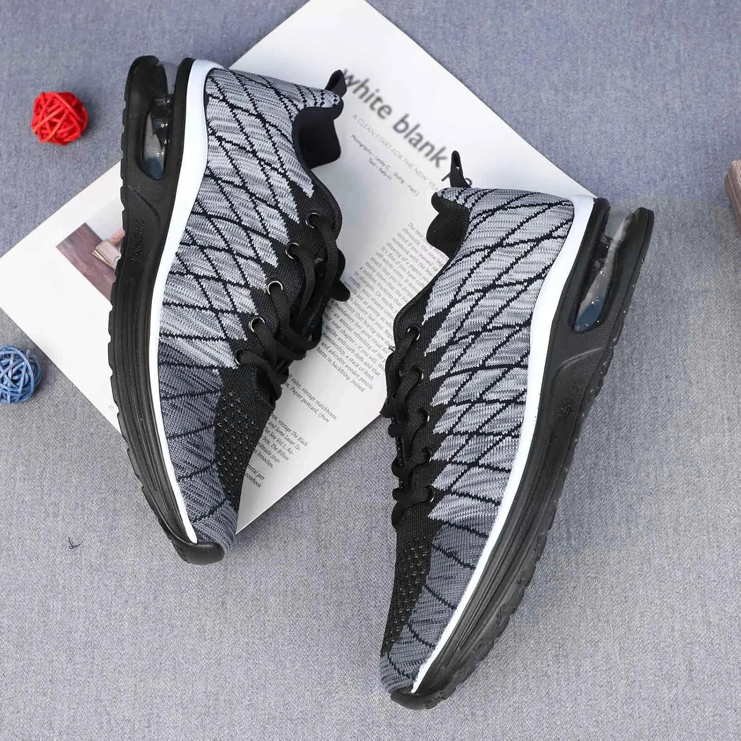 Arch Support Sports Shoes for Men Lightweight Breathable Slip on Running Shoe Men's Sport Breathable Mesh Shoes