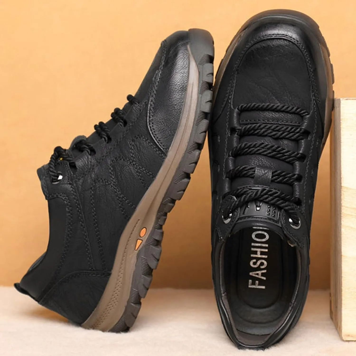 Autumn and Winter Single Cotton Casual Shoes Men's Hiking Sneakers Cotton Shoes Thickened Mens Shoes Boots Casual Size