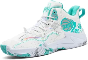 Basketball Shoes for Boys and Girls, Walking Running Shoes Breathable Comfortable Boys Sneakers for Little and Big Kids