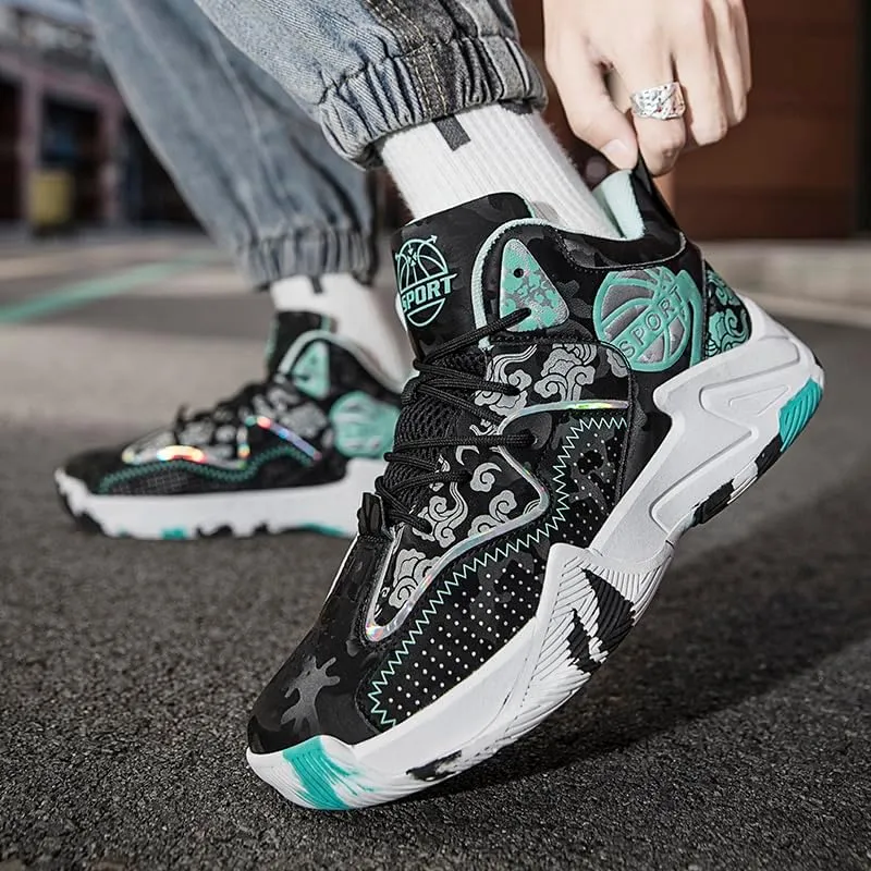 Basketball Shoes for Boys and Girls, Walking Running Shoes Breathable Comfortable Boys Sneakers for Little and Big Kids