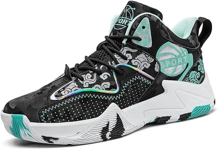 Basketball Shoes for Boys and Girls, Walking Running Shoes Breathable Comfortable Boys Sneakers for Little and Big Kids