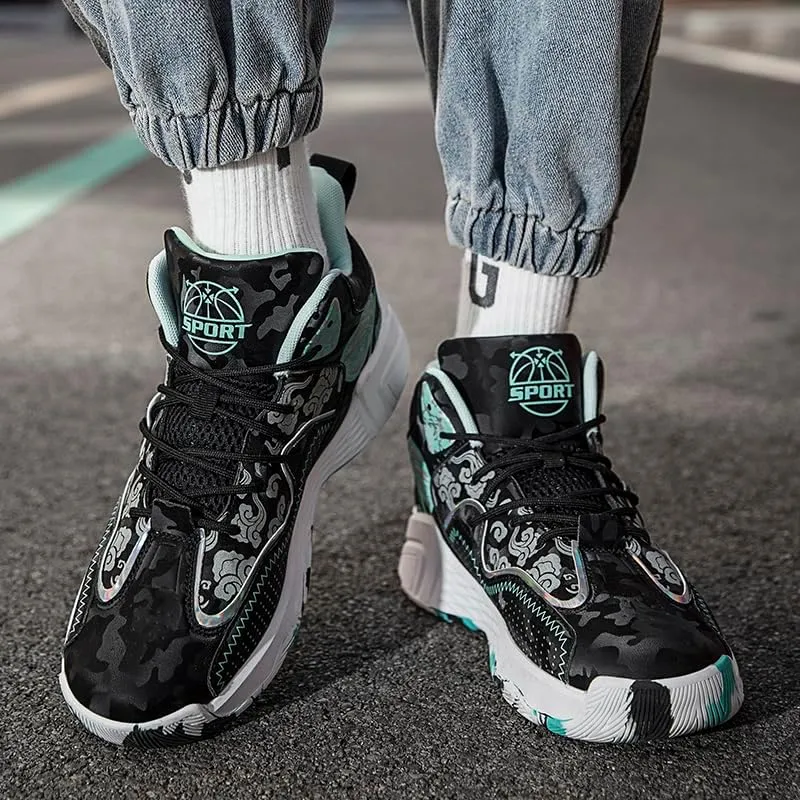 Basketball Shoes for Boys and Girls, Walking Running Shoes Breathable Comfortable Boys Sneakers for Little and Big Kids