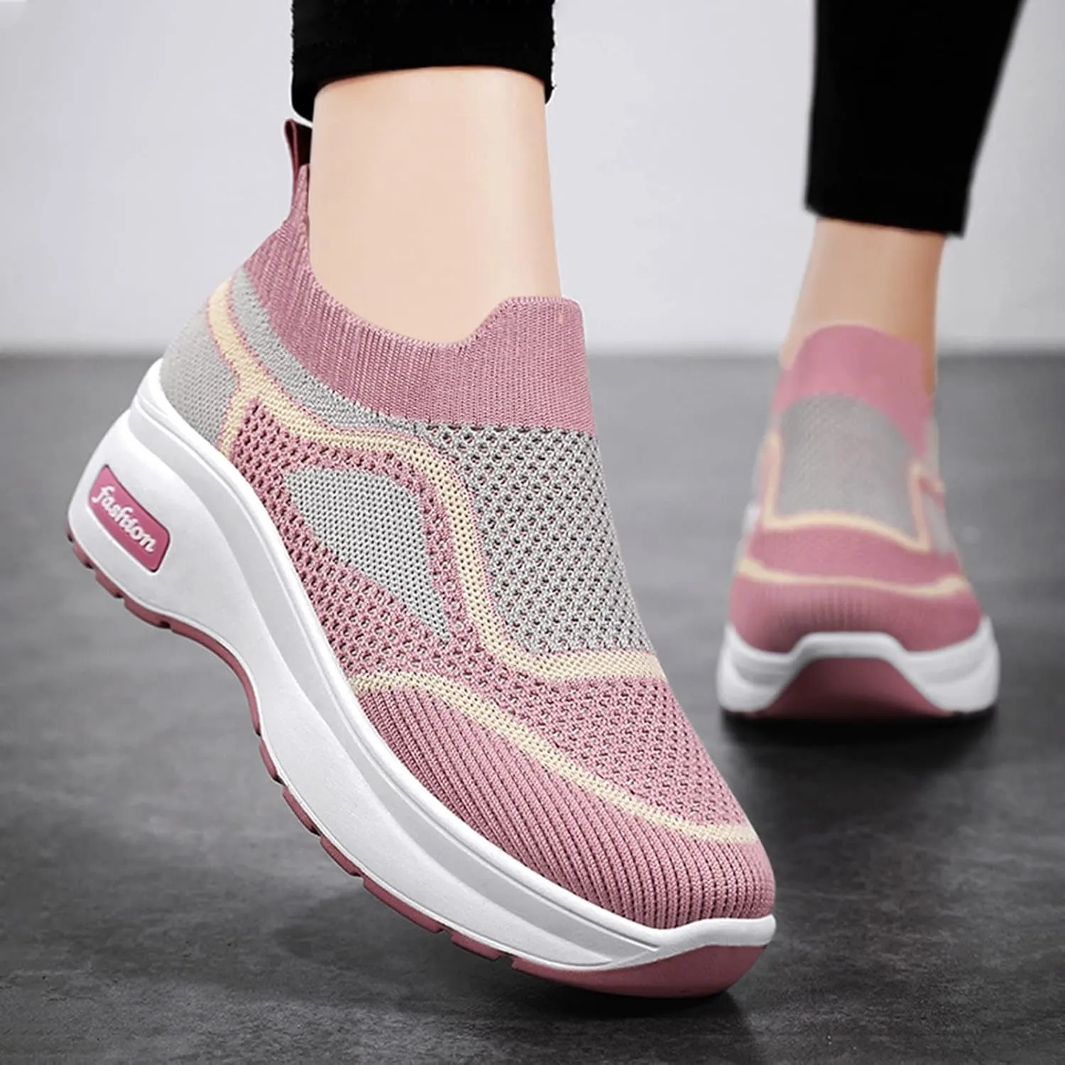 Black Slip Ons Women Sneakers Zapatos para Trabajo De Mujer Black Shoes Women Dressy Flats Womens Sneakers Size 6.5 Wide Women Work Shoes Slip On Non Slip Black Size 10 Wide Width