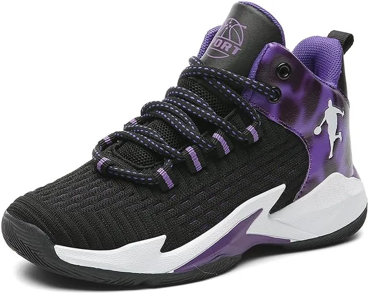 Boys and Kids Basketball Shoes Lightweight Fashion Sneakers