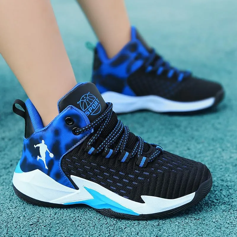 Boys and Kids Basketball Shoes Lightweight Fashion Sneakers
