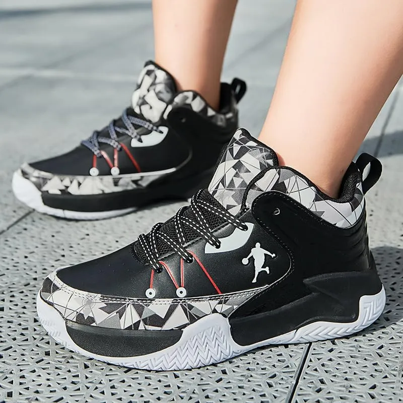 Boys and Kids Basketball Shoes Lightweight Fashion Sneakers