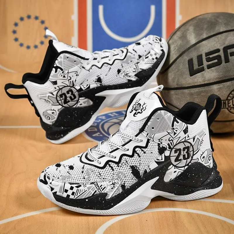 Boy's Basketball Shoes Lightweight Fashion Sneakers