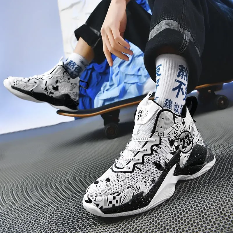Boy's Basketball Shoes Lightweight Fashion Sneakers
