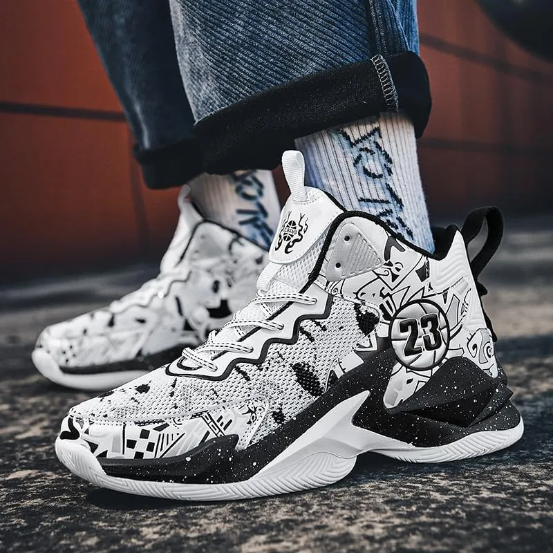 Boy's Basketball Shoes Lightweight Fashion Sneakers