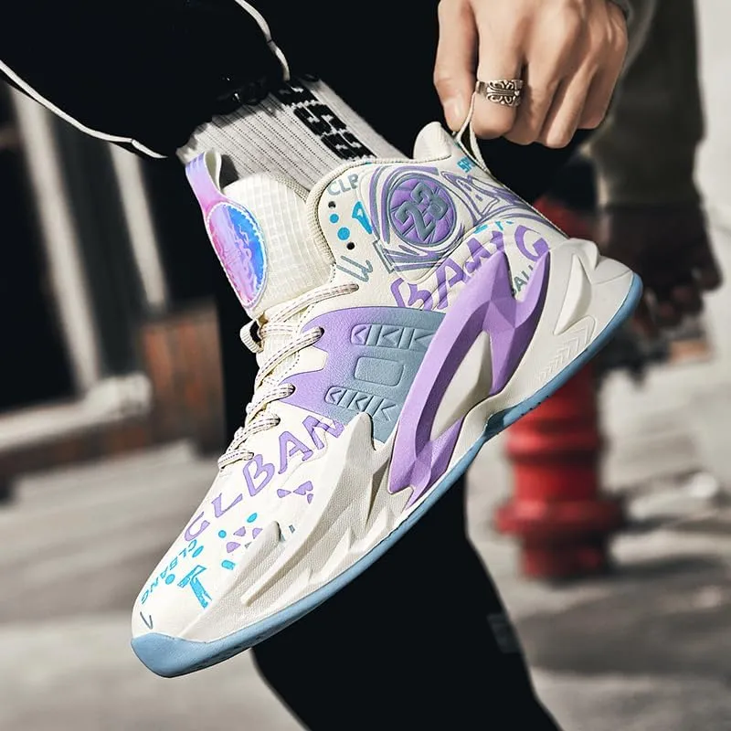 Boy's Basketball Shoes Lightweight Fashion Sneakers