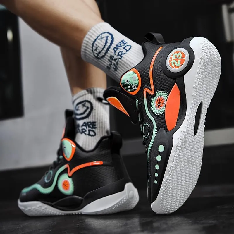 Boy's Basketball Shoes Lightweight Fashion Sneakers