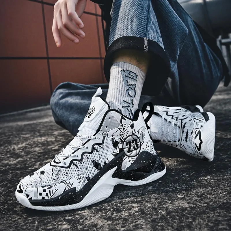 Boy's Basketball Shoes Lightweight Fashion Sneakers