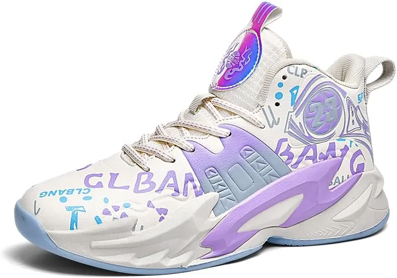 Boy's Basketball Shoes Lightweight Fashion Sneakers
