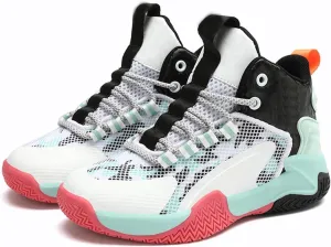 Boys Tennis Shoes Kid's Basketball Shoes Boys Sneakers Girls Trainers Comfort High Top Basketball Shoes for Kids Shoes