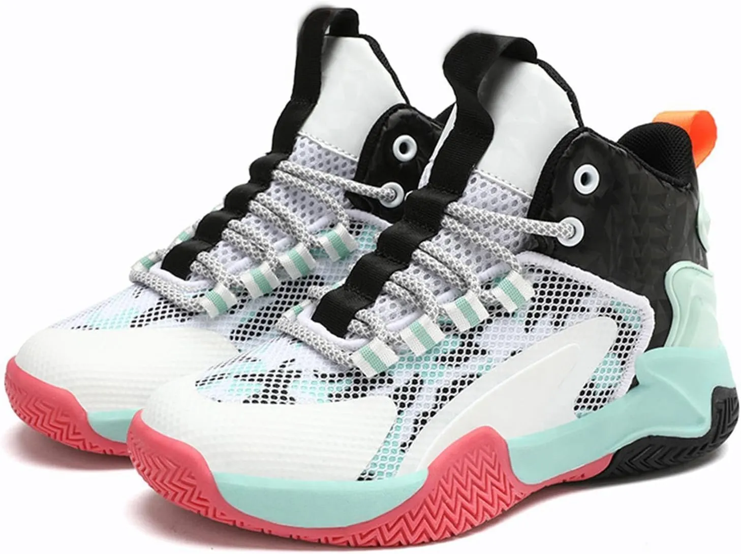 Boys Tennis Shoes Kid's Basketball Shoes Boys Sneakers Girls Trainers Comfort High Top Basketball Shoes for Kids Shoes
