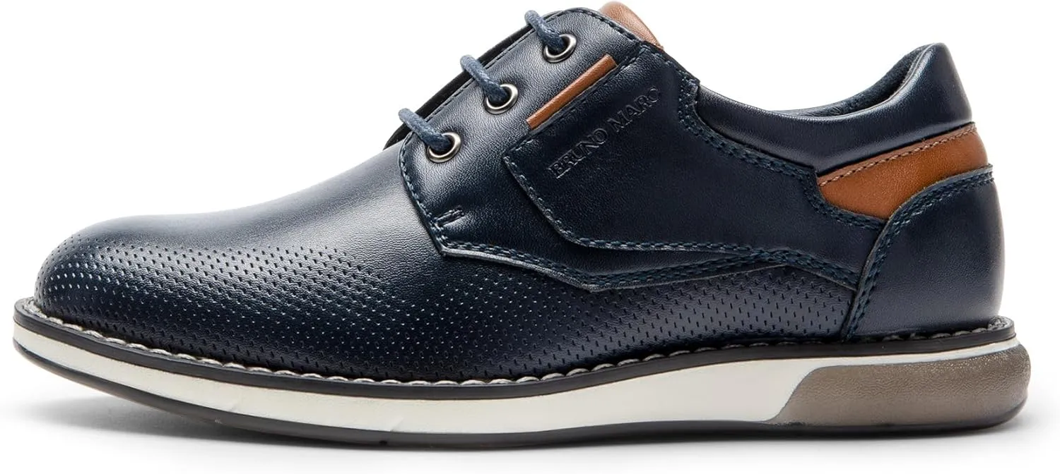 Bruno Marc Boy's Casual Dress Oxford Comfort Uniform Formal Fashion Sneaker Shoes