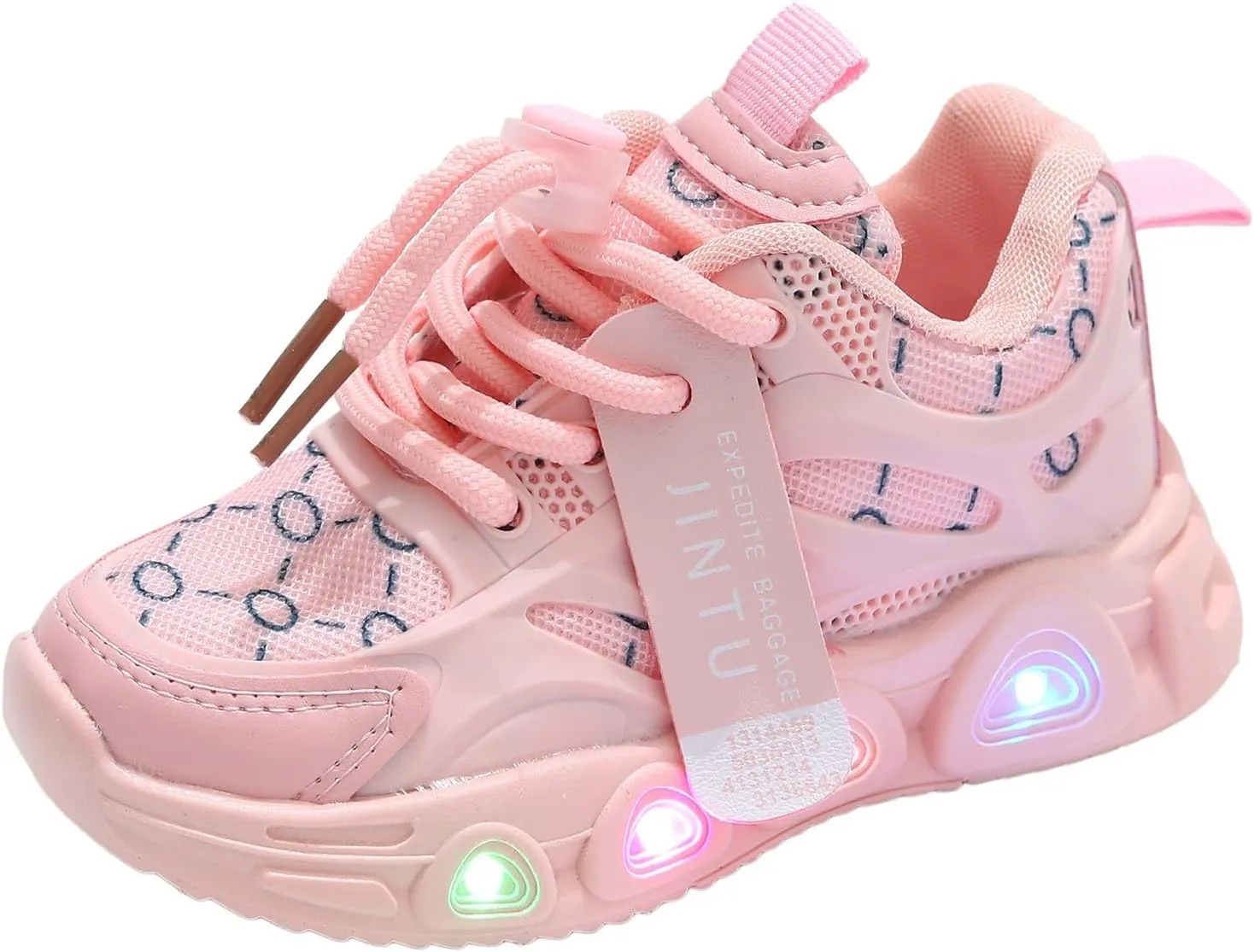 Cathalem Sneakers for Boys Kids Baby Girls Shoes Sneakers LED Light Up Luminous Sneakers Winter Warm Sneakers for Girls