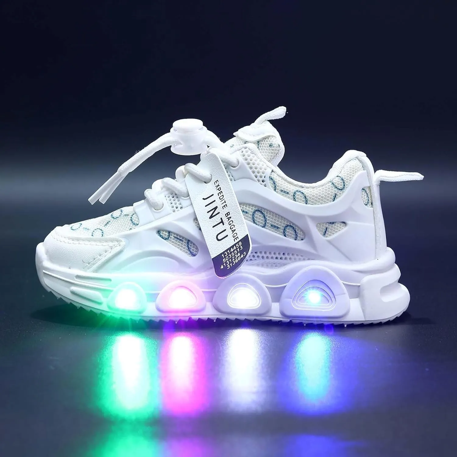 Cathalem Sneakers for Boys Kids Baby Girls Shoes Sneakers LED Light Up Luminous Sneakers Winter Warm Sneakers for Girls