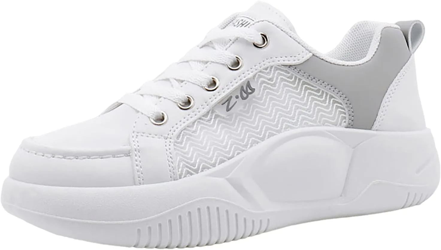 Chunky Sneakers for Women Womens Pull On Sneakers Gym Shoes Women Slip On Platform Wedge Sneakers for Women Dressy Zapatos OrtopéDicos para Mujer Pie Plano