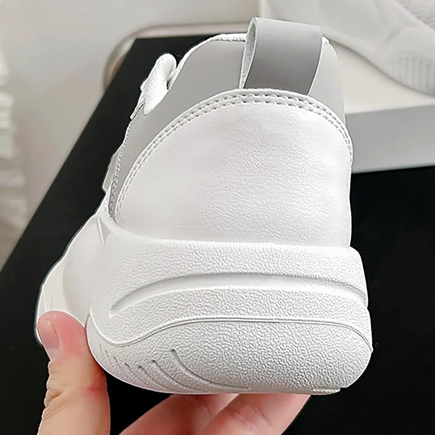 Chunky Sneakers for Women Womens Pull On Sneakers Gym Shoes Women Slip On Platform Wedge Sneakers for Women Dressy Zapatos OrtopéDicos para Mujer Pie Plano