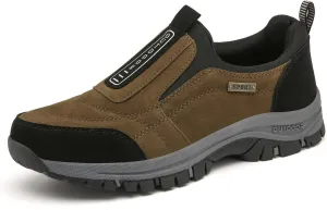 Dallader Men's Comfortable Waterproof Orthopedic Walking Shoes,Men's Comfortable Waterproof Breathable Orthopedic Hiking Shoes