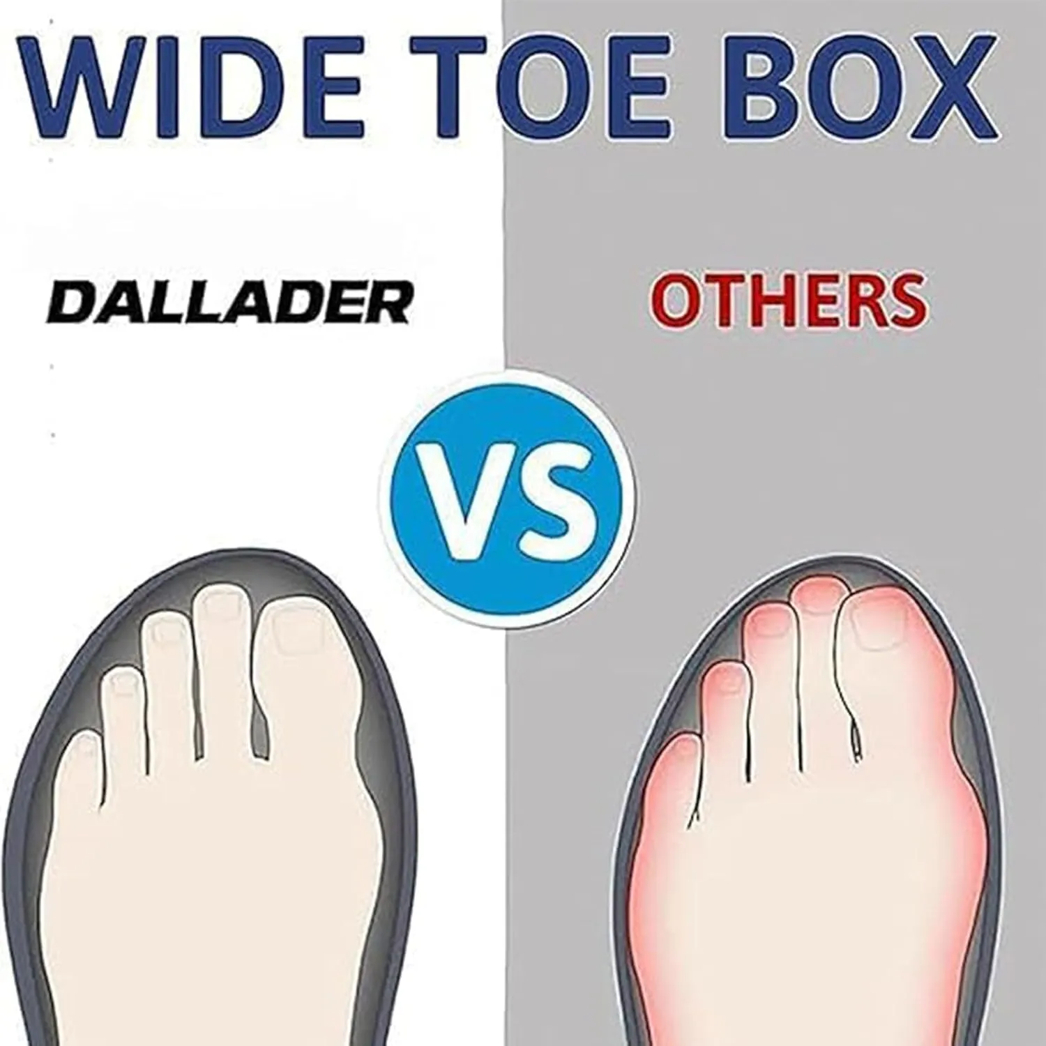 Dallader Men's Comfortable Waterproof Orthopedic Walking Shoes,Men's Comfortable Waterproof Breathable Orthopedic Hiking Shoes