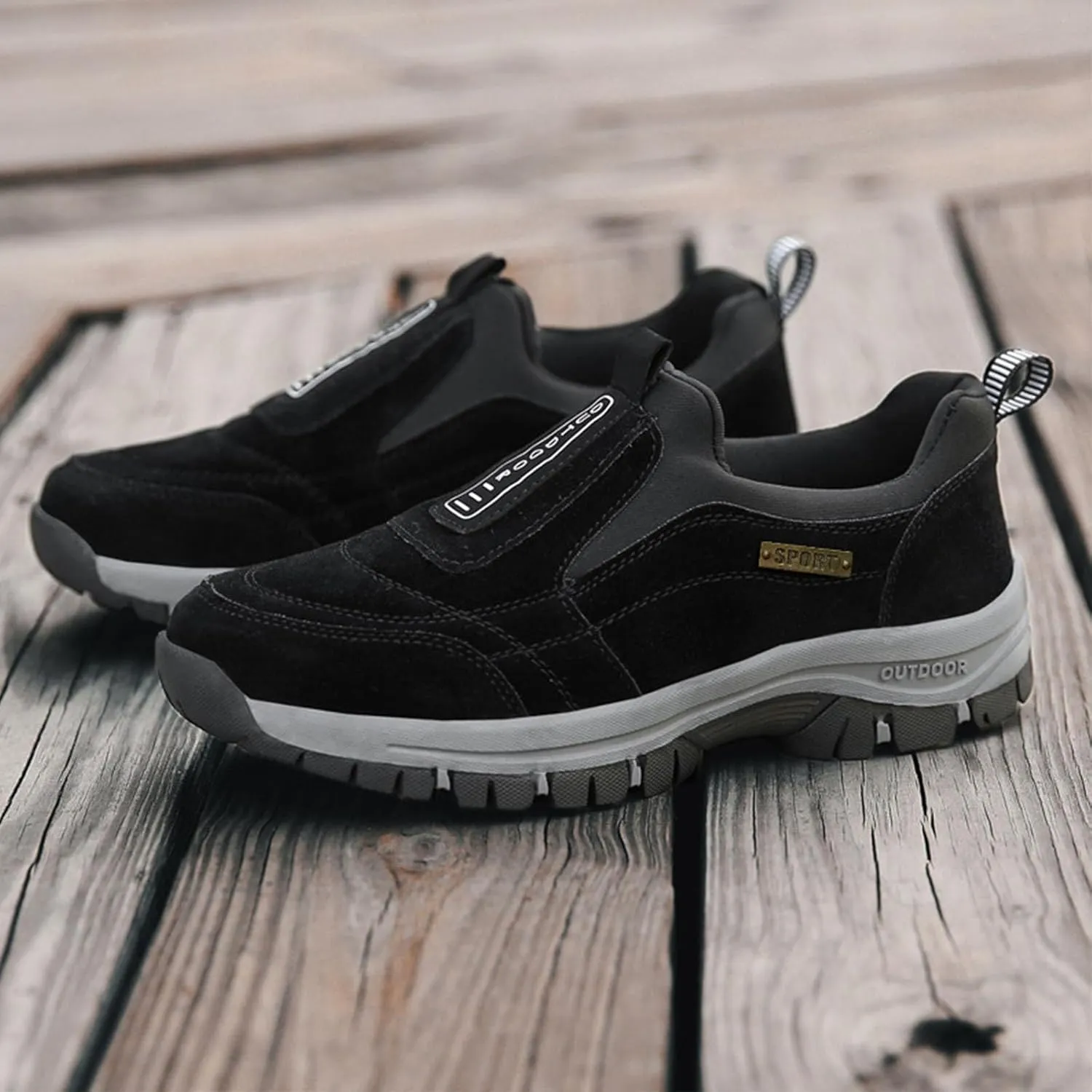 Dallader Men's Comfortable Waterproof Orthopedic Walking Shoes,Men's Comfortable Waterproof Breathable Orthopedic Hiking Shoes