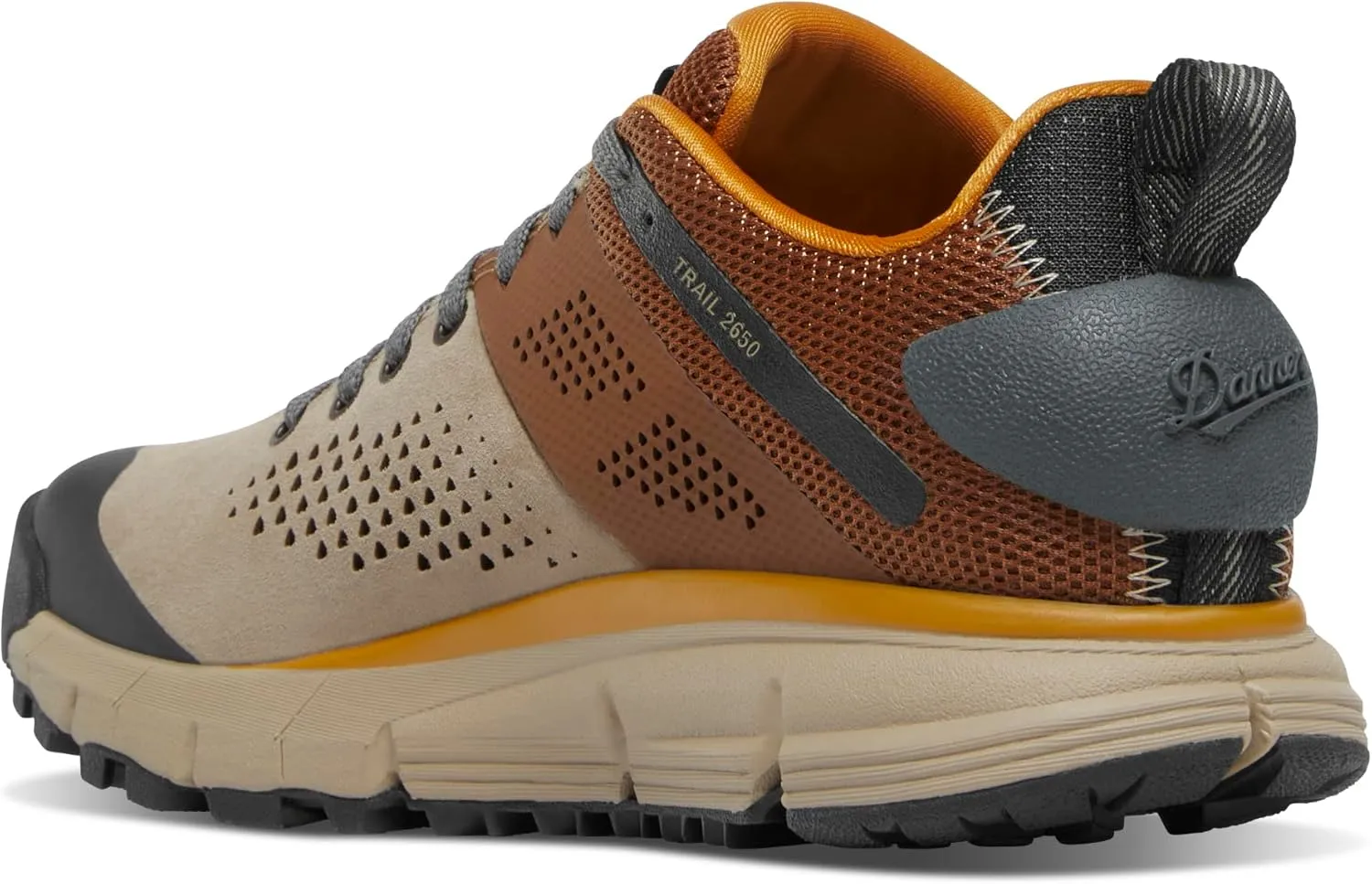 Danner Trail 2650 3 Hiking Shoes for Women - Durable Suede & Textile Upper with Breathable Mesh Lining, Ortholite Footbed & Vibram Traction Outsole