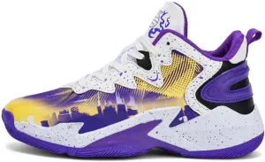 DHOVOR Boys Basketball Shoes Kids Fashion Sneakers Breathable Running Shoes for Boys Sport Tennis Shoes(Little Kid/Big Kid)