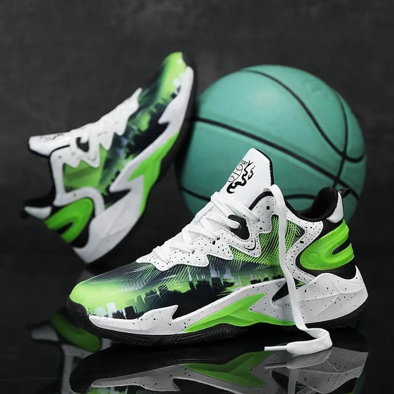 DHOVOR Boys Basketball Shoes Kids Fashion Sneakers Breathable Running Shoes for Boys Sport Tennis Shoes(Little Kid/Big Kid)