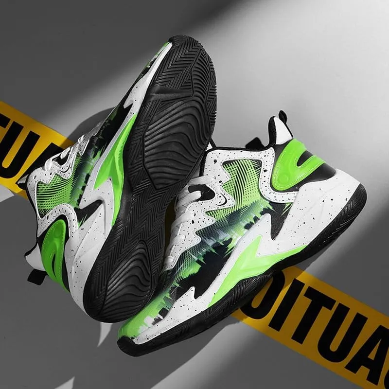 DHOVOR Boys Basketball Shoes Kids Fashion Sneakers Breathable Running Shoes for Boys Sport Tennis Shoes(Little Kid/Big Kid)