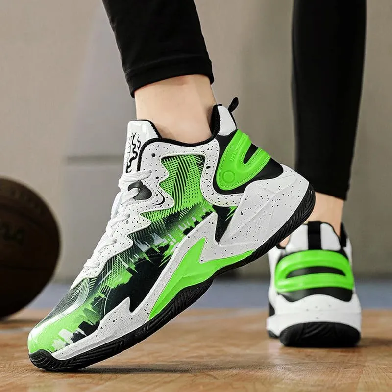 DHOVOR Boys Basketball Shoes Kids Fashion Sneakers Breathable Running Shoes for Boys Sport Tennis Shoes(Little Kid/Big Kid)