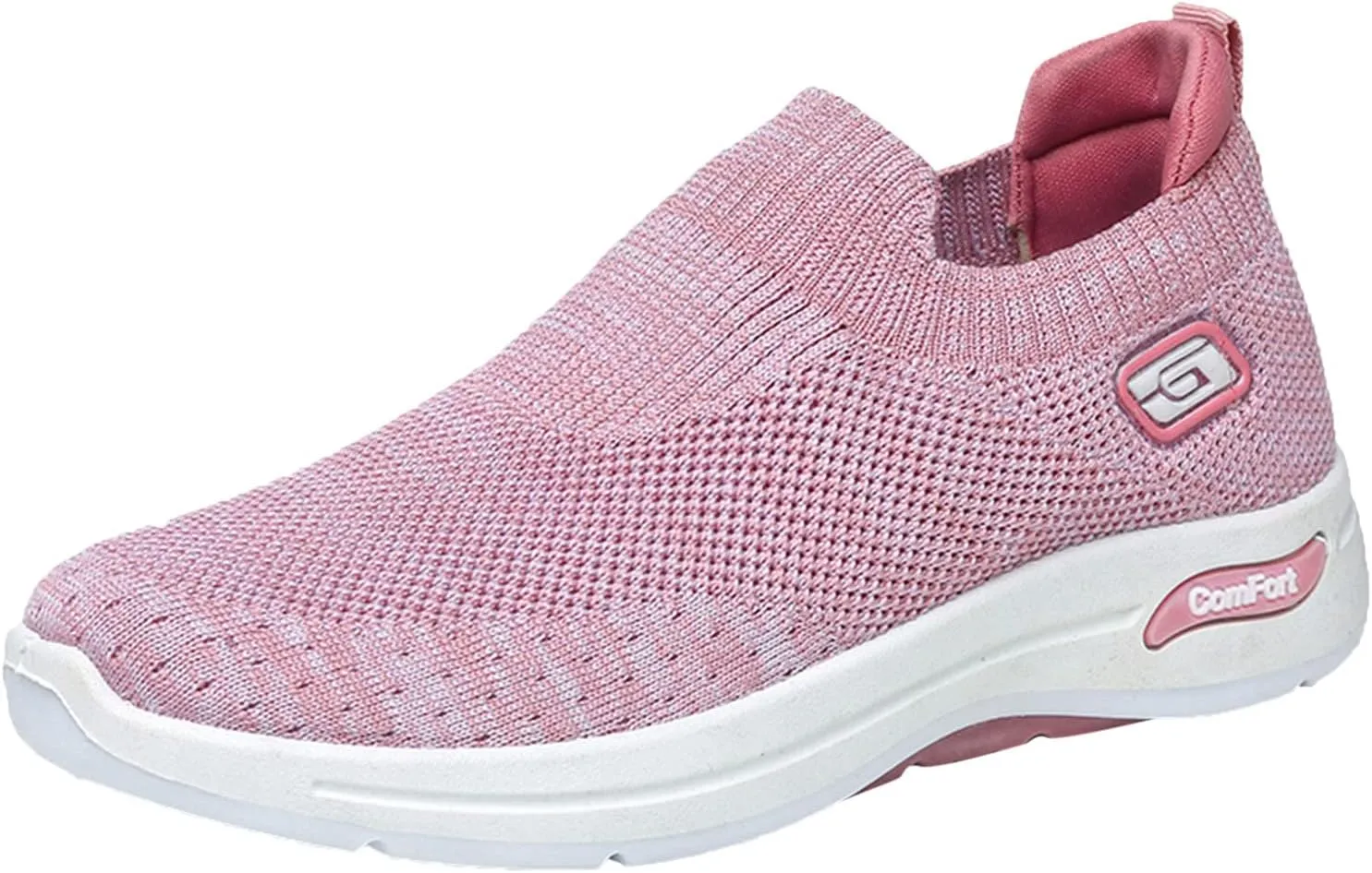 Fashion Spring and Summer Women Sports Shoes Flat Bottom and Soft Bottom Fly Woven Mesh Comfortable and Women Shoes