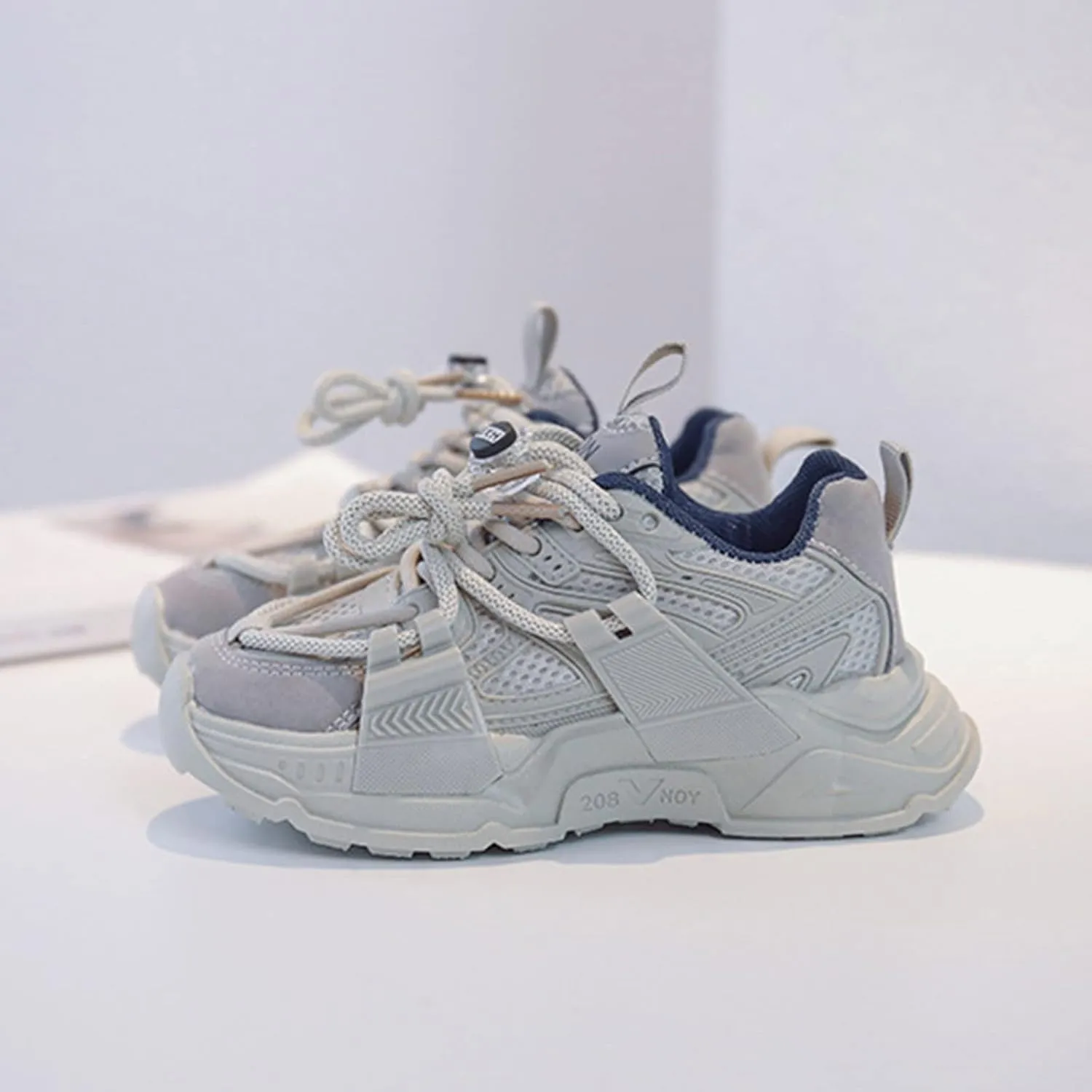 Fashion Spring Summer Children Sports Boys Run Shoes Flat Light Mesh Breathable Comfortable Solid Girls Size 3 Shoes