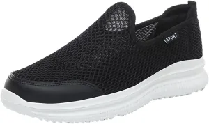 Fashion Summer Men Breathable Mesh Shallow Lace Up Casual Shoes Tops Mens Sneaker (White, 12.5)