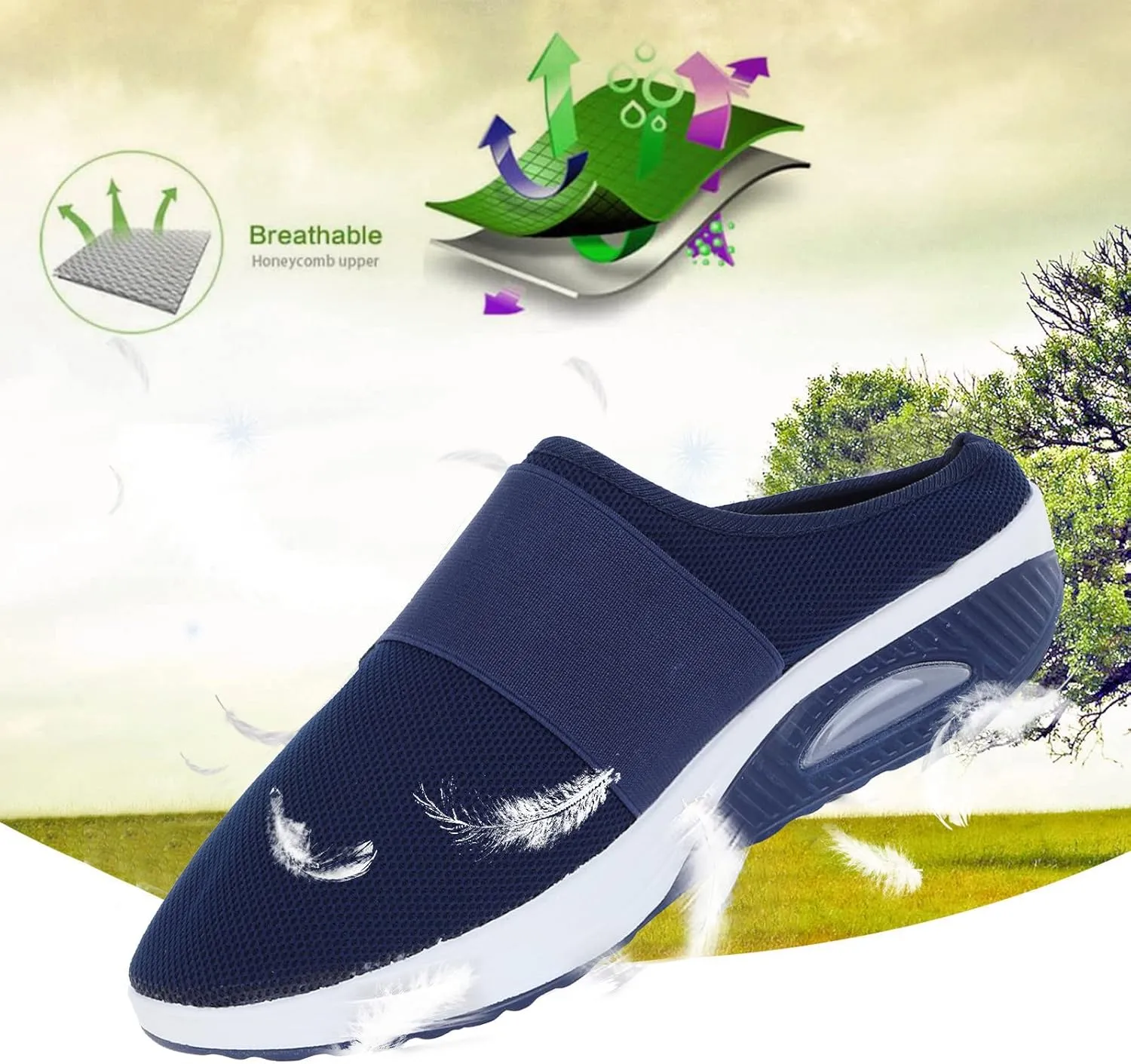 for Women Wedges Shoes Soft Platform Casual Walking Slip Flat Women's Barefoot Costume Shoes