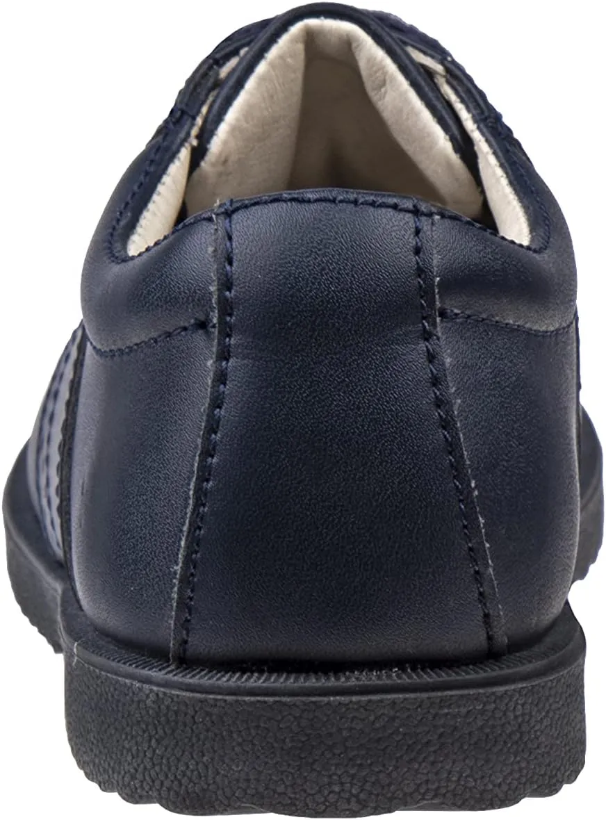 Girls Uniform School Shoes Classic Lace-up Oxfords