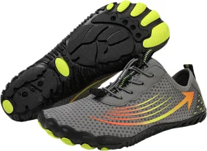 Grounded Barefoot Footwear for Women Men, Hiking Athletic Shoes, Beach Surf Water Shoes with Non Slip Sole, Quick Dry Lightweight Sports Aqua Socks Outdoor, Mens Womens Pool Activities