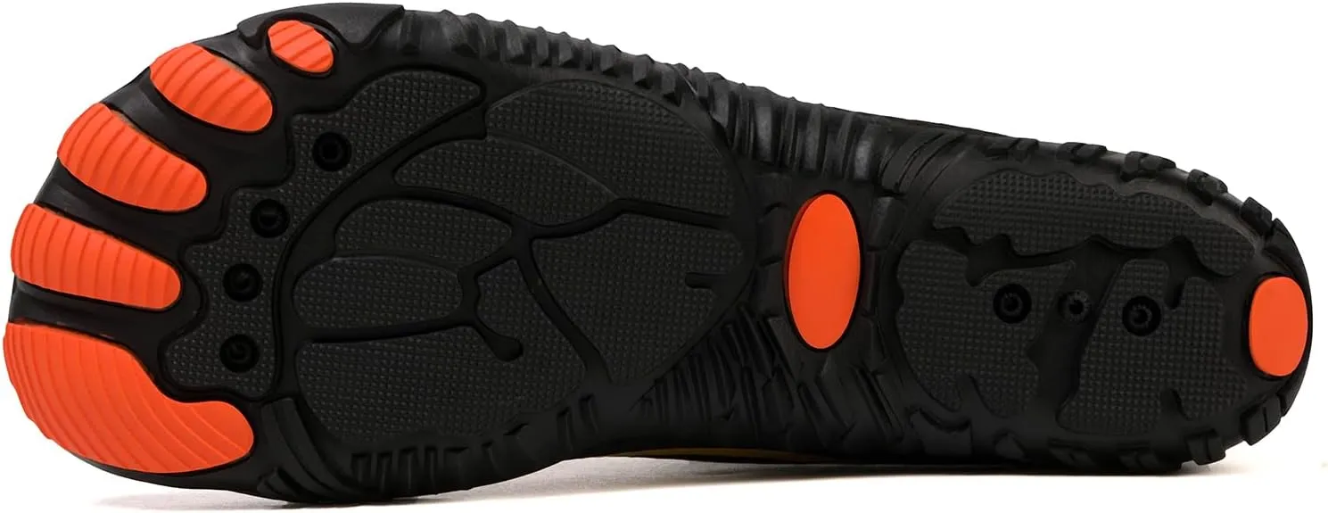 Grounded Barefoot Footwear for Women Men, Hiking Athletic Shoes, Beach Surf Water Shoes with Non Slip Sole, Quick Dry Lightweight Sports Aqua Socks Outdoor, Mens Womens Pool Activities