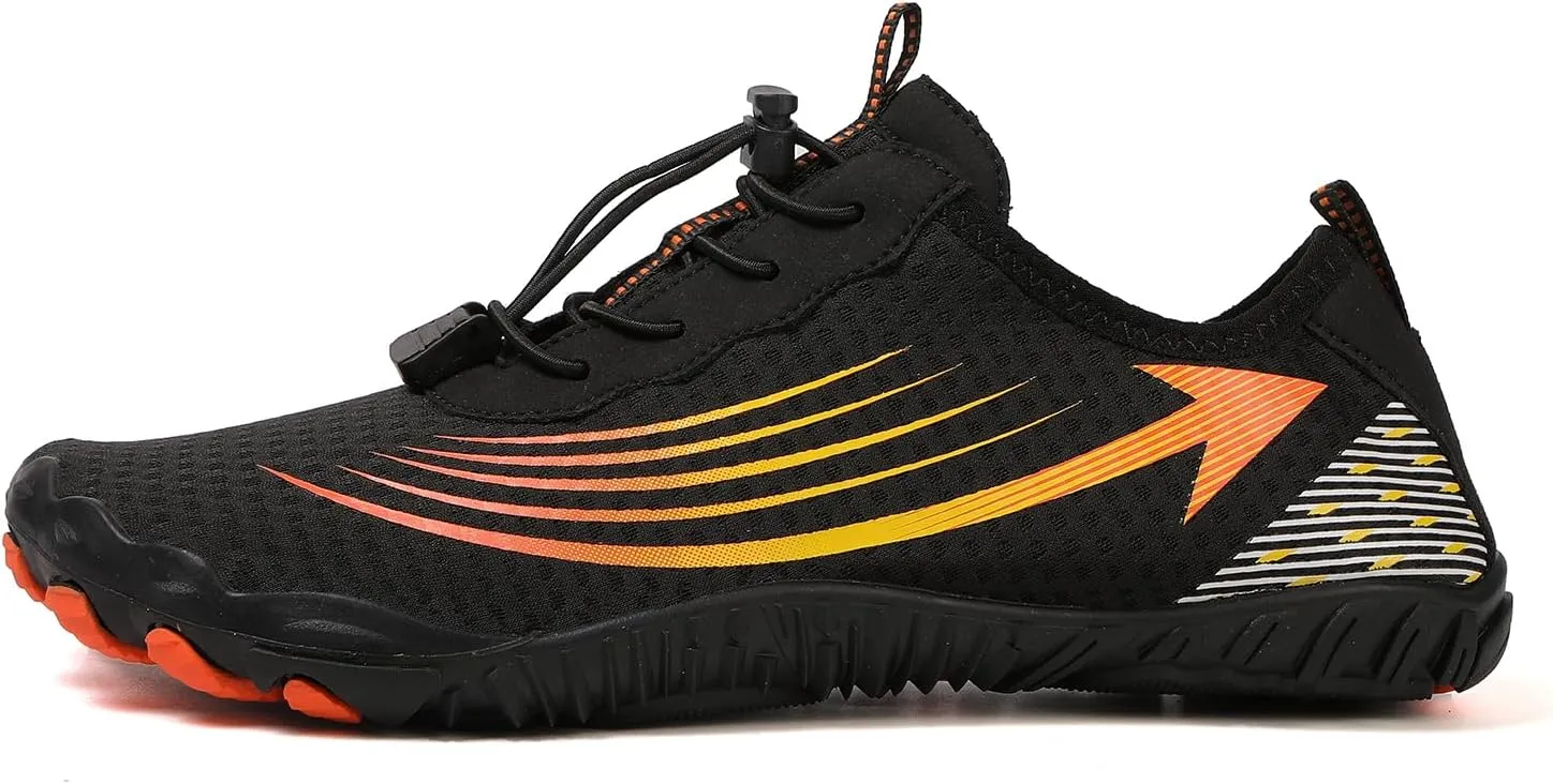 Grounded Barefoot Footwear for Women Men, Hiking Athletic Shoes, Beach Surf Water Shoes with Non Slip Sole, Quick Dry Lightweight Sports Aqua Socks Outdoor, Mens Womens Pool Activities