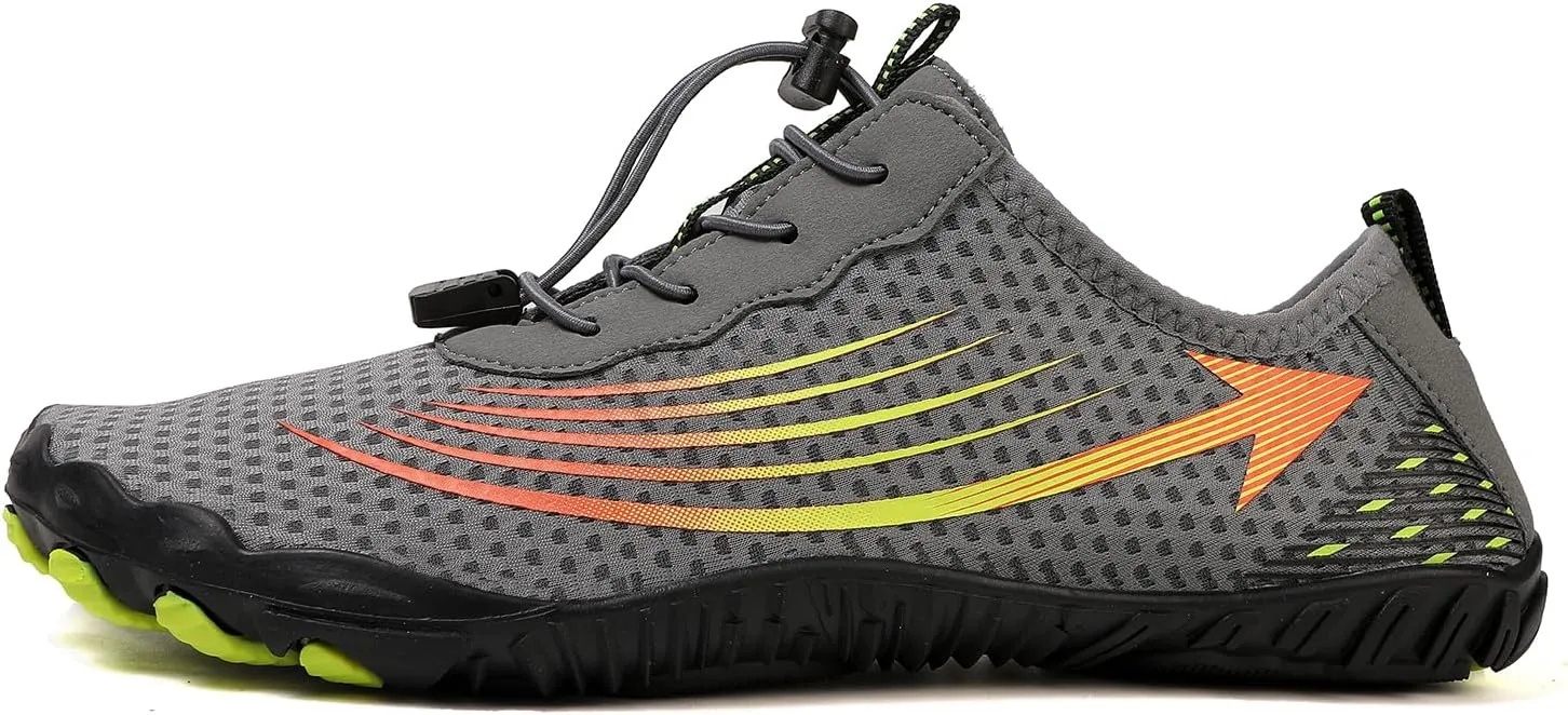 Grounded Barefoot Footwear for Women Men, Hiking Athletic Shoes, Beach Surf Water Shoes with Non Slip Sole, Quick Dry Lightweight Sports Aqua Socks Outdoor, Mens Womens Pool Activities