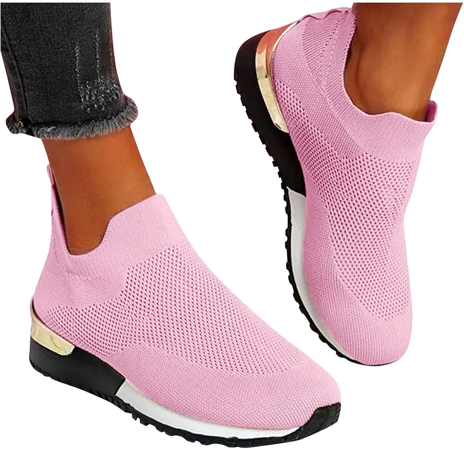 High Top Sneakers for Women 2023 Slip Resistant Nurse Shoes for Women Walking Shoes for Women Wide Width Slip On Platform Sneakers for Women Wide Width Women Orthopedic Sneakers Walking Shoes