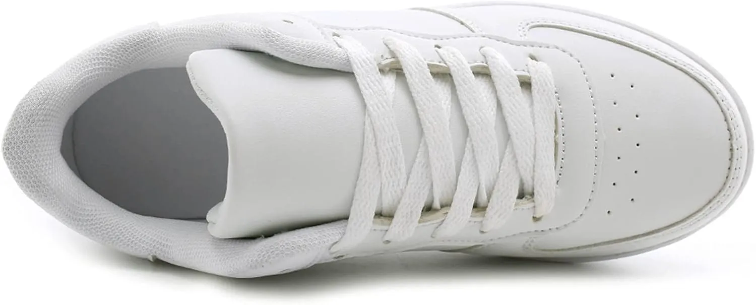 High Top Sneakers for Women Wide Width Walking Shoes for Women with Arch Support and Comfort Wide Nurses Tennis Shoes for Women Comfortable Non Slip All Black Womens Running Shoes Slip On Sneakers