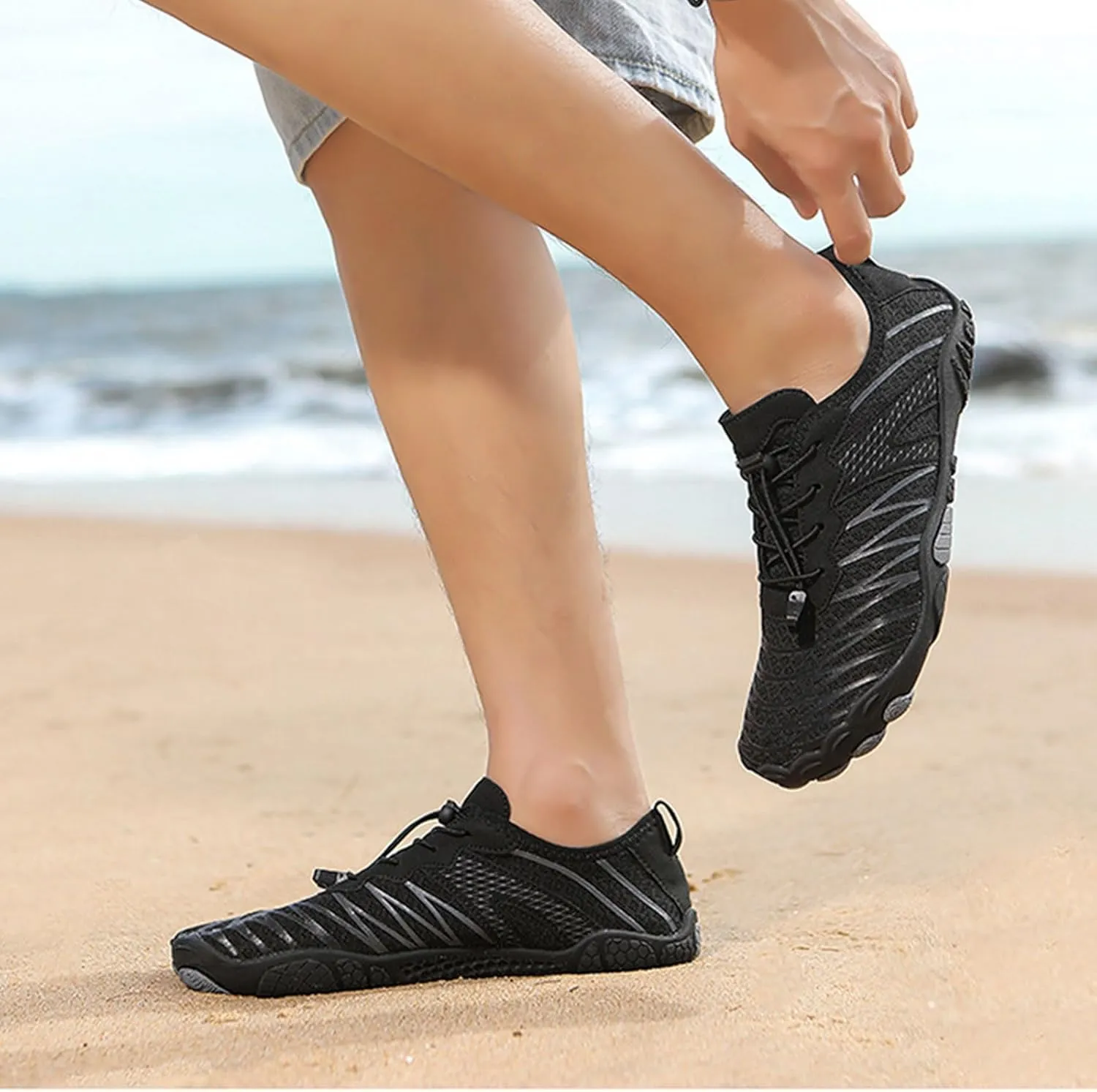 Hike Barefoot Shoes Women Comfortable Walking Shoes Zero Drop Wide Toe Box Running Shoes Beach Sneakers Casual Grounded Footwear for Women Barefoot Yoga Exercise, Camping, Gym Athletic Lightweight