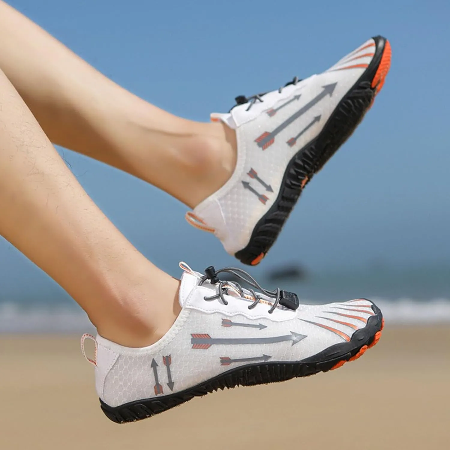 Hike Barefoot Shoes Womens Mens Footwear for Walking,Aqua Shoes with Wide Toe Box Comfy & Non Slip,Breathable Quick-Dry Water Shoe for Women,Beach Pool Swim Diving Wading Shoe for Men Women