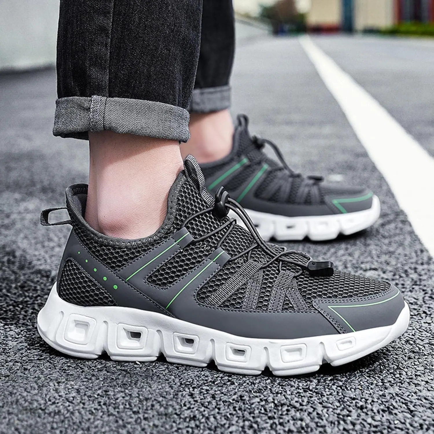 Jogging Walking Sneakers for Men Comfortable Lightweight Casual Walking Shoe Men's Classic Casual Walking Shoes