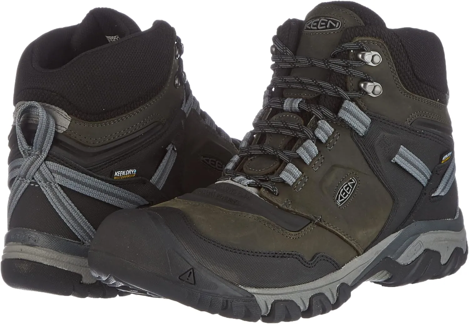 KEEN Men's Ridge Flex Mid Height Waterproof Hiking Boots
