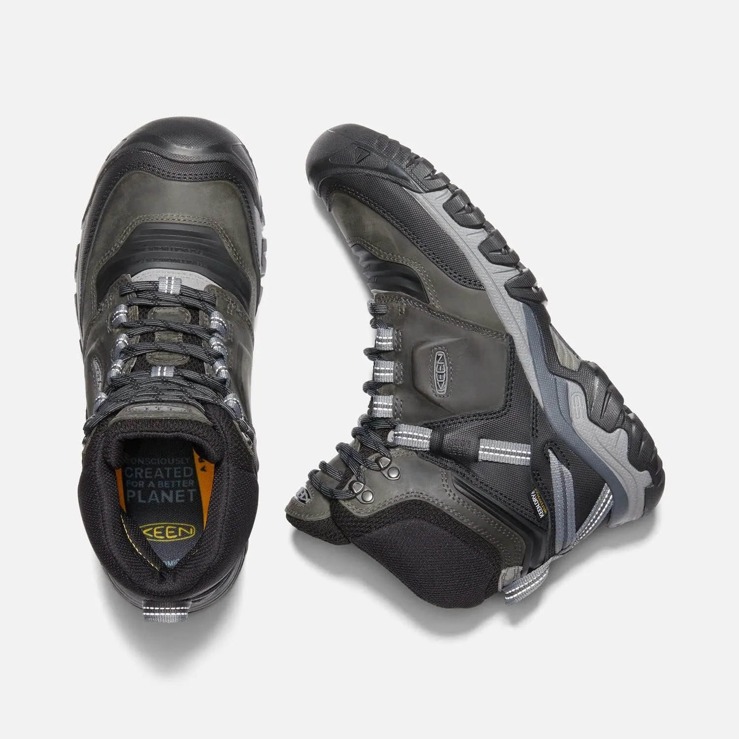 KEEN Men's Ridge Flex Mid Height Waterproof Hiking Boots